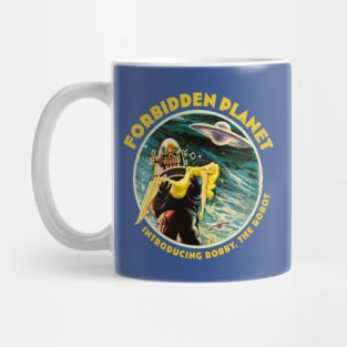 Forbidden Planet Circle Retro Mug